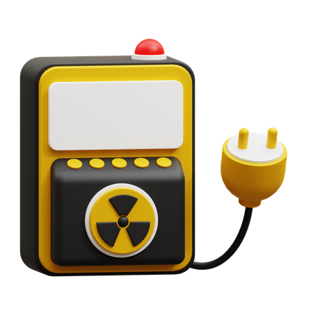 Nuclear Power Energy  3D Icon