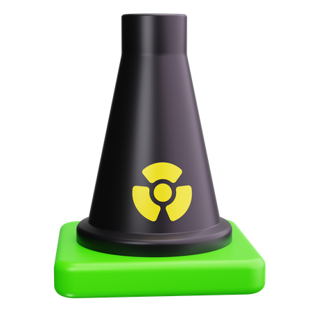 Nuclear Power Station  3D Icon