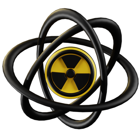 Nuclear reactiva  3D Icon