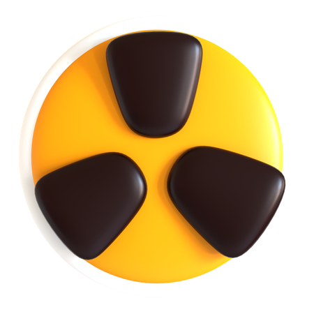 Nuclear Sticker  3D Icon