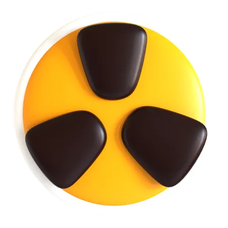 Nuclear Sticker  3D Icon
