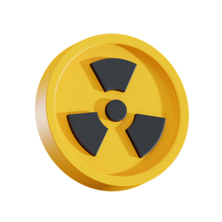 Nuclear Symbol  3D Icon