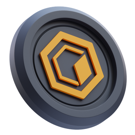 Criptomoneda central  3D Icon