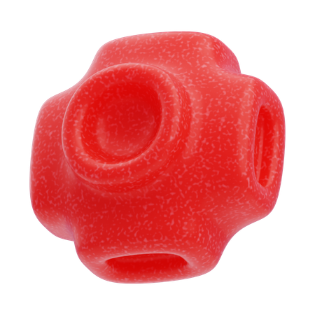 Núcleo geométrico  3D Icon