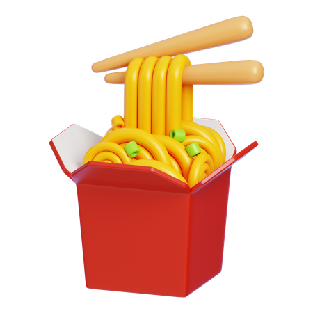 Nudelbecher  3D Icon