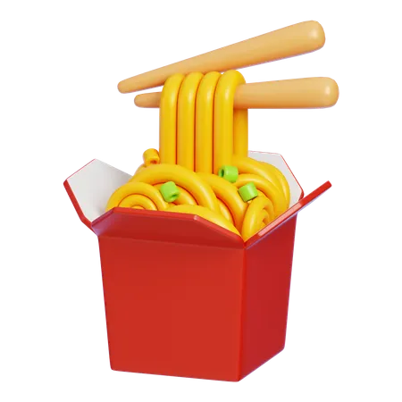 Nudelbecher  3D Icon
