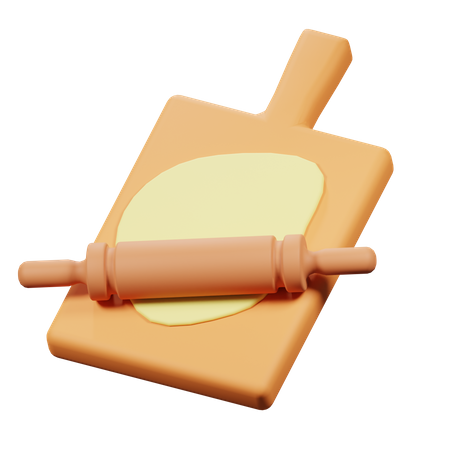 Nudelholz  3D Icon