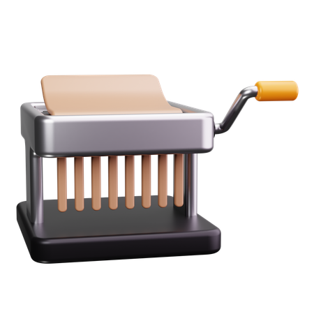 Nudelmaschine  3D Icon