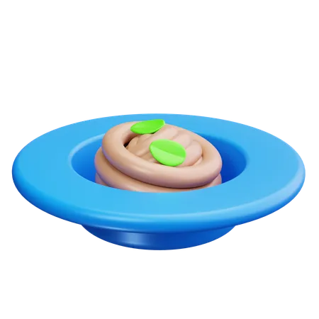 Pasta  3D Icon