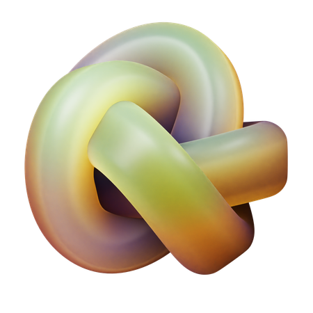 Nudo atado  3D Icon