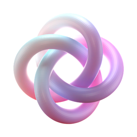 Nudo toroidal  3D Icon