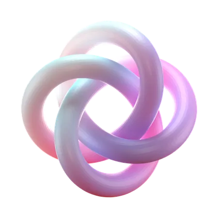 Nudo toroidal  3D Icon