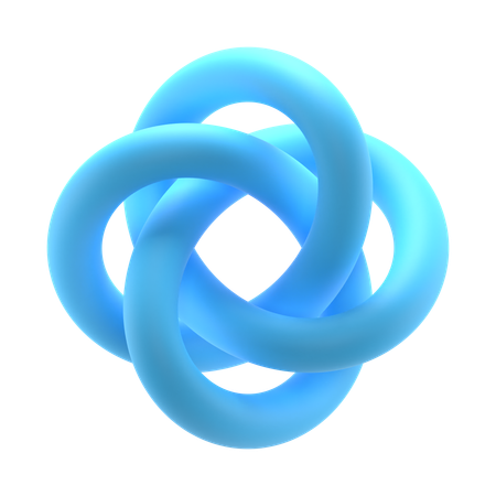 Nudo toroidal  3D Icon