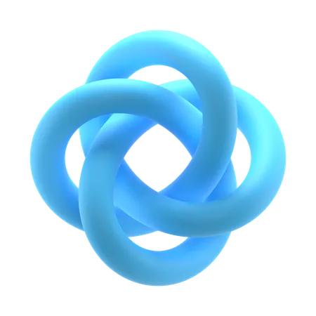 Nudo toroidal  3D Icon