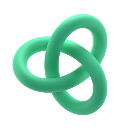 Nudo toroidal  3D Icon