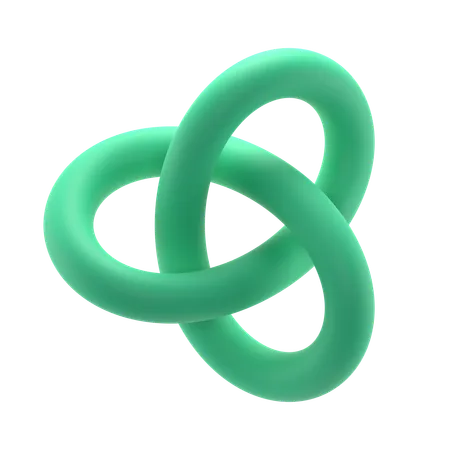 Nudo toroidal  3D Icon