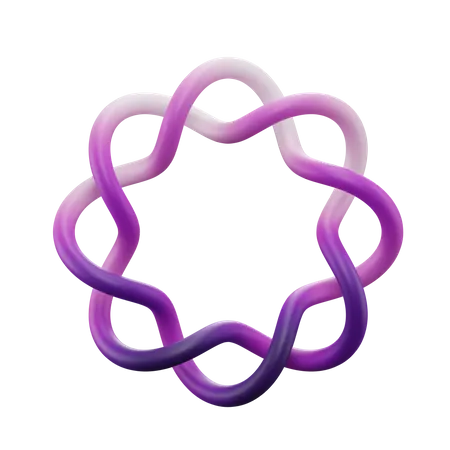 Nudos de polietileno  3D Icon