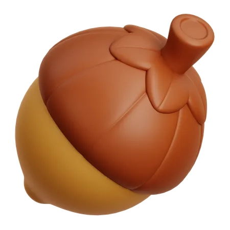 Nueces de roble  3D Icon