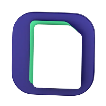 Archivo nuevo  3D Icon