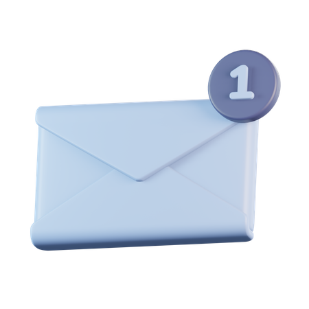 Nuevo Email  3D Icon