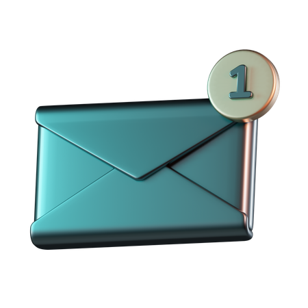 Nuevo Email  3D Icon