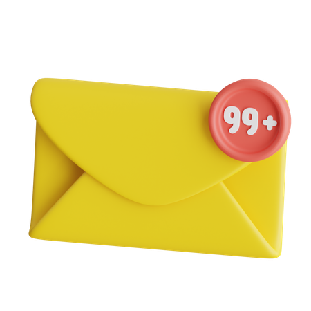Nuevo Email  3D Icon