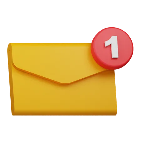 Nuevo Email  3D Icon