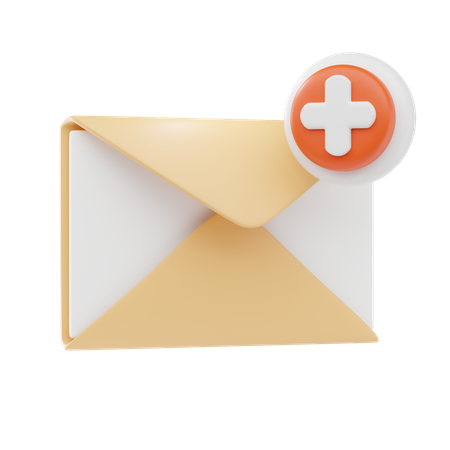 Nuevo Email  3D Icon