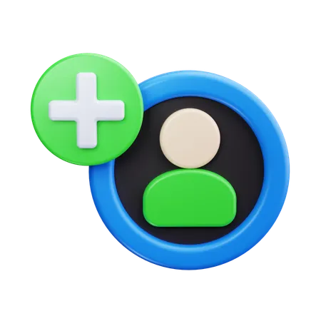 Nuevo empleado  3D Icon