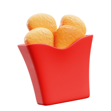 Nugget  3D Icon
