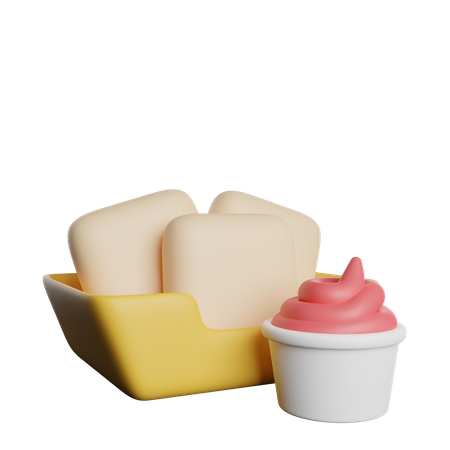 Nuggets  3D Icon