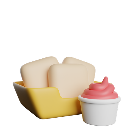 Nuggets 3D Icon