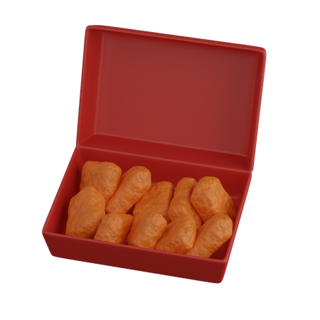 Nuggets de frango  3D Icon