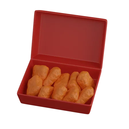 Nuggets de frango  3D Icon
