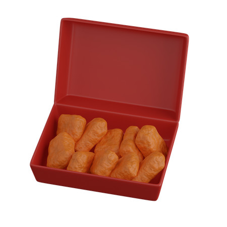 Nuggets de poulet  3D Icon