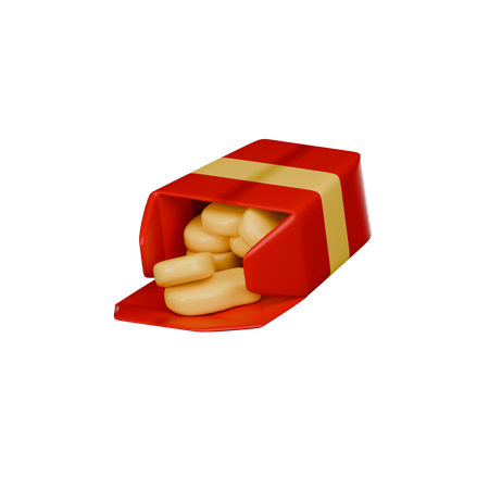 Nuggets de poulet  3D Icon