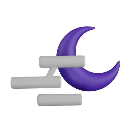 Nuit brumeuse  3D Icon