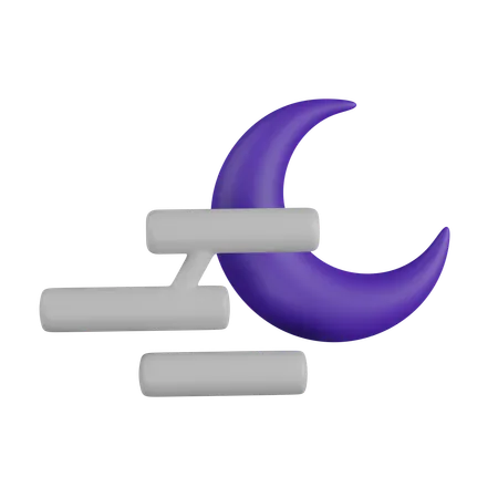 Nuit brumeuse  3D Icon