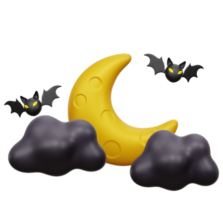 La nuit d'Halloween  3D Icon