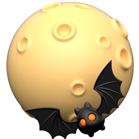 La nuit d'Halloween  3D Icon