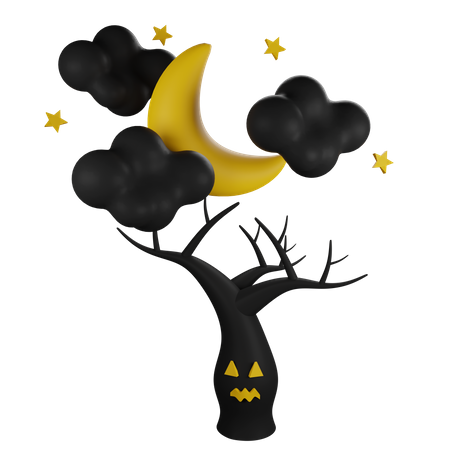 La nuit d'Halloween  3D Icon