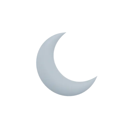 Météo de la lune la nuit  3D Icon