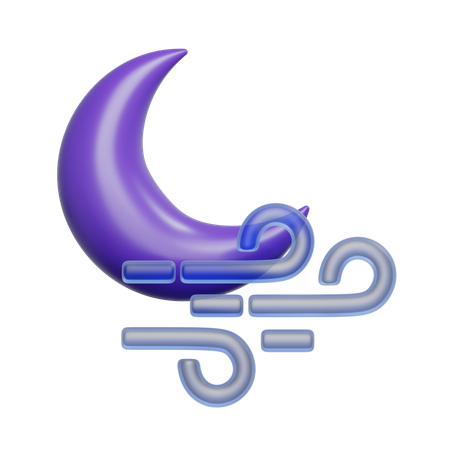 Nuit venteuse  3D Icon