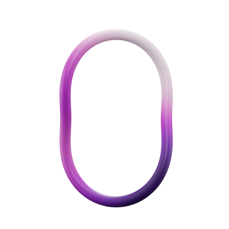 Nullringform  3D Icon