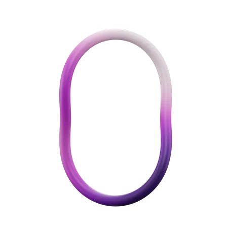 Nullringform  3D Icon