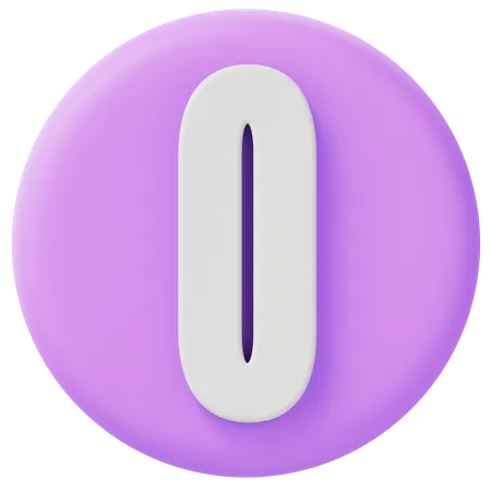 番号 0  3D Icon