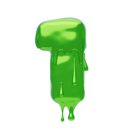 Number 1  3D Icon