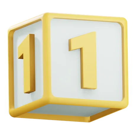 Number 1  3D Icon