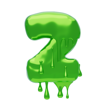 Number 2  3D Icon