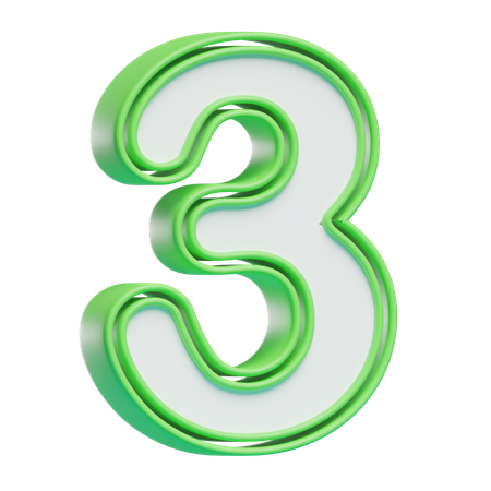3番  3D Icon
